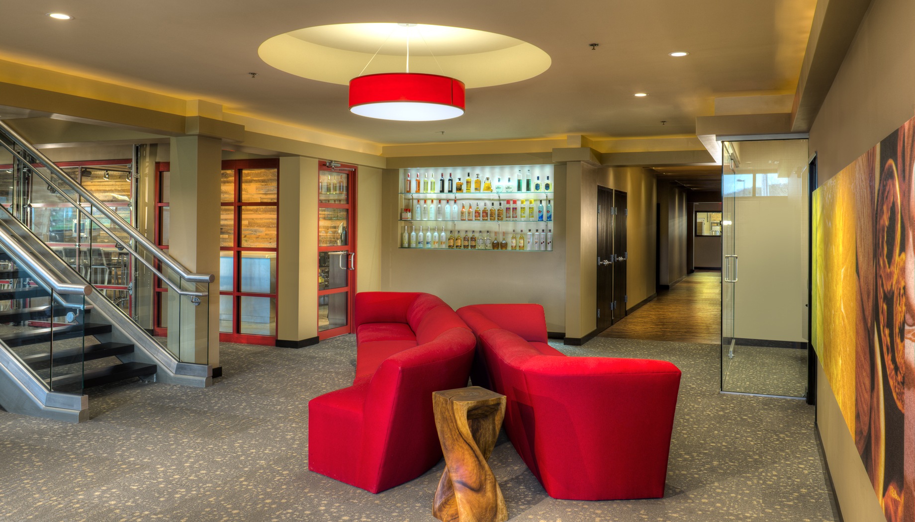 Interior Design Photography of Jim Beam Distillery Claremont Kentucky Design by Big Red Rooster COlumbus Ohio